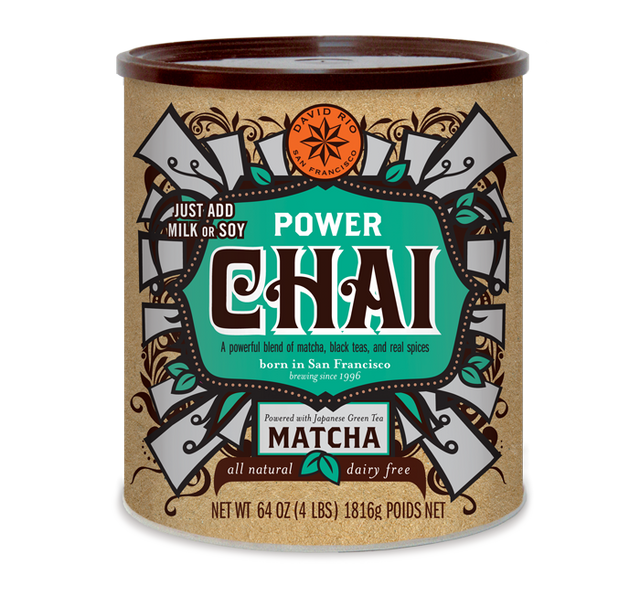 buy david rio power chai matcha large tin traviti coffee